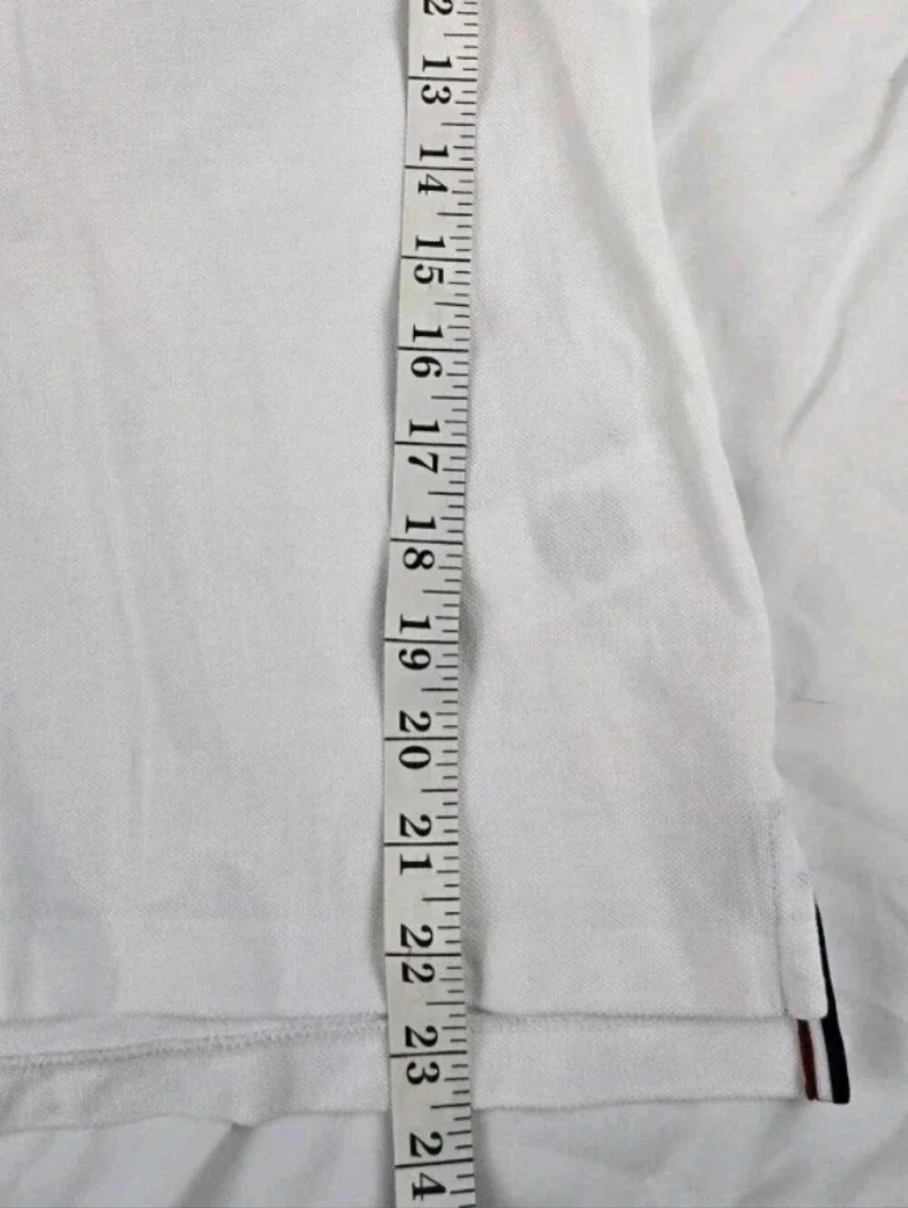 Polo Ralph Lauren Skinny Fit White Big Pony USA Flag Polo Shirt Men's - Small S